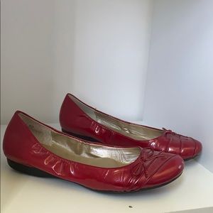 ... Me Too is the brand. Red dress shoes low heel.